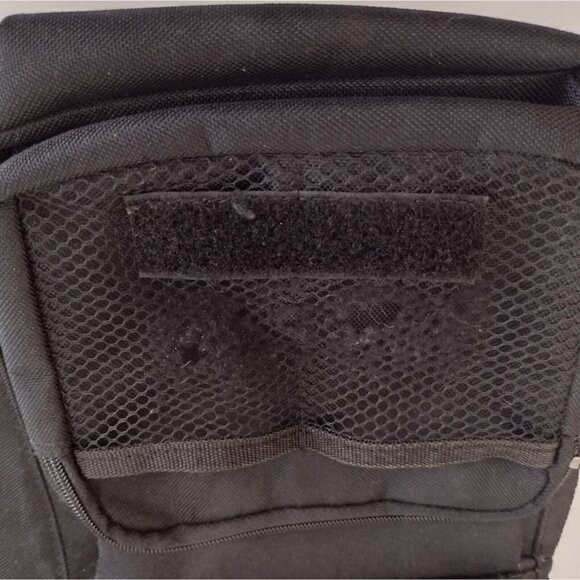 Everest Aztec Print Black Canvas Adjustable Crossbody Messenger Bag Multi Pocket - Picture 10 of 12